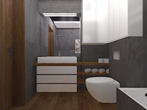 Łazienka w Będzinie - Łazienka, styl nowoczesny - zdjęcie od Hirszberg Pracownia Architektoniczna