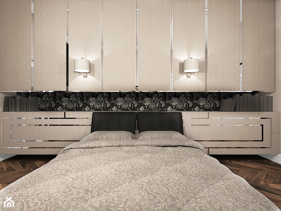 Projekt Mieszkania w Warszawie 140m2 - Sypialnia, styl tradycyjny - zdjęcie od Hirszberg Pracownia Architektoniczna