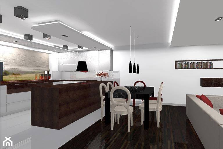 Projekt mieszkania w Koninie - Kuchnia, styl nowoczesny - zdjęcie od Hirszberg Pracownia Architektoniczna