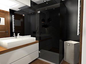 Projekt łazienki w Warszawie - Łazienka - zdjęcie od Hirszberg Pracownia Architektoniczna