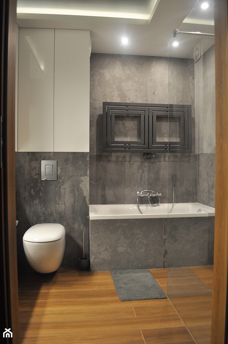 Realizacja łazienk w Będzinie - Łazienka - zdjęcie od Hirszberg Pracownia Architektoniczna