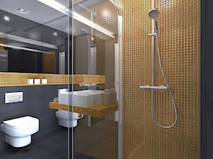 Projekt łazienki w Sosnowcu - Łazienka, styl nowoczesny - zdjęcie od Hirszberg Pracownia Architektoniczna