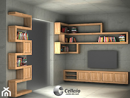 Aranżacje wnętrz - Salon: Cellaio - meble do salonu - Cellaio - półki na książki. Przeglądaj, dodawaj i zapisuj najlepsze zdjęcia, pomysły i inspiracje designerskie. W bazie mamy już prawie milion fotografii!