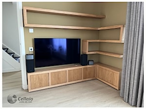 Cellaio - domowa biblioteczka / ścianka telewizyjna - zdjęcie od Cellaio - półki na książki