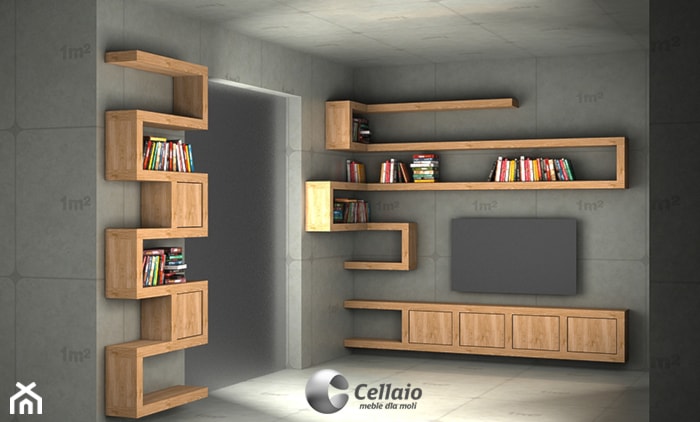 Cellaio - zestaw mebli. - zdjęcie od Cellaio - półki na książki - Homebook