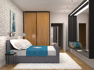 projekt mieszkania w Warszawie - Sypialnia, styl minimalistyczny - zdjęcie od Dekoncept