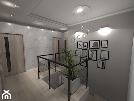 Aranżacje wnętrz - Hol / Przedpokój: DOM jednorodzinny 2 - Średni szary hol / przedpokój - Interior Design A3D Architekci Krzysztof Gruszfeld . Przeglądaj, dodawaj i zapisuj najlepsze zdjęcia, pomysły i inspiracje designerskie. W bazie mamy już prawie milion fotografii!