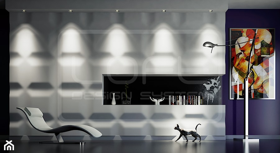 Panele Dekoracyjne 3D - Loft Design System - model Chcolate Bar - zdjęcie od loftsystem