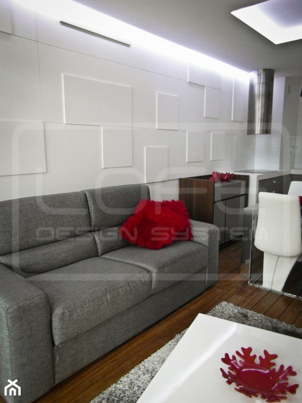 Panele Dekoracyjne 3D - Loft Design System - model Double Square - zdjęcie od loftsystem - Homebook