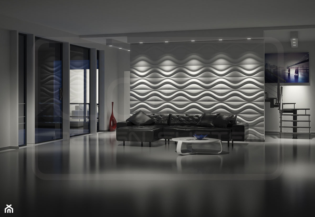 Panel Dekoracyjny 3D - Loft Design System - model Hourglass - zdjęcie od loftsystem - Homebook