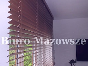Żaluzje drewniane 50mm - zdjęcie od Biuro Mazowsze