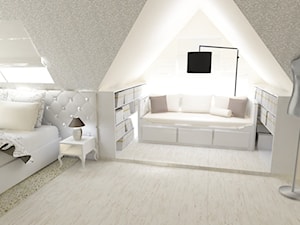 Sypialnia- poddasze - zdjęcie od studio projektowe