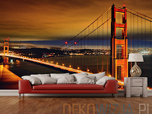 Fototapeta Nocna sceneria mostu Golden Gate - zdjęcie od dekowizja.pl