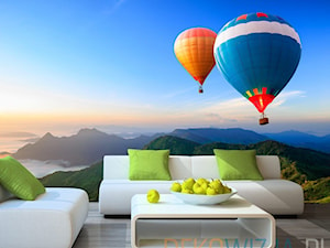 Fototapeta z Balonami powietrznymi nad górami - zdjęcie od dekowizja.pl