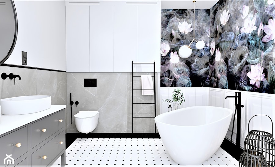 Łazienka z wanną wolnostojącą - zdjęcie od MOA design