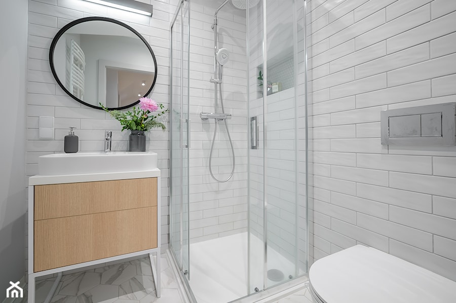 Mieszkanie w stylu moadesign - Średnia bez okna łazienka, styl skandynawski - zdjęcie od MOA design