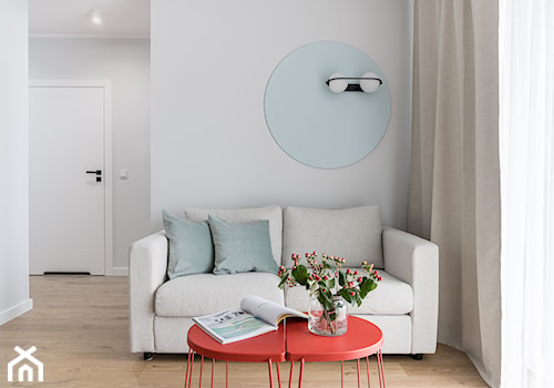 Subtelna moc kolorów - Salon, styl minimalistyczny - zdjęcie od MOA design