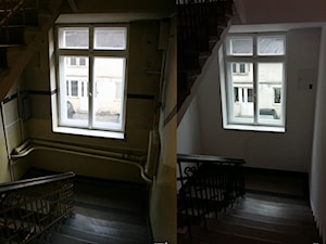 metamorfoza klatki schodowej w budynku pofabrycznym / Łódź - Wnętrza publiczne, styl minimalistyczny - zdjęcie od Awer Design