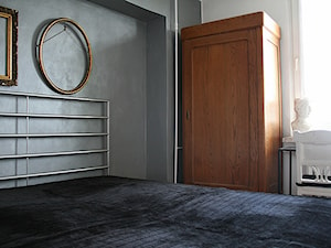 sypialnia / mieszkanie prywatne / Łódź - Sypialnia, styl minimalistyczny - zdjęcie od Awer Design