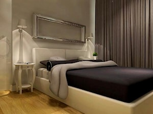 Średnia beżowa sypialnia, styl tradycyjny - zdjęcie od LaskowskaWnętrza