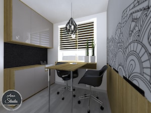 Mieszkanie w bloku - 52 mkw - Biuro, styl nowoczesny - zdjęcie od Ano Studio