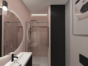 Rózowa łazienka - zdjęcie od Maria Tymoszuk Architekt Wnętrz