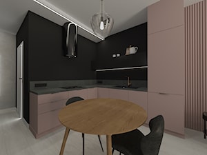 Różowa kuchnia - zdjęcie od Maria Tymoszuk Architekt Wnętrz