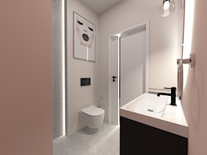 Różowa łazienka - zdjęcie od Maria Tymoszuk Architekt Wnętrz