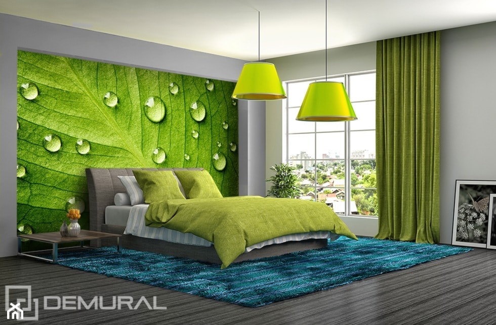 Zielono mi - Ściany z liśćmi - zdjęcie od Demural - Homebook