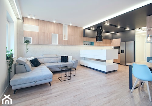 Mieszkanie Eldorado - Kraków 2019 - Salon, styl nowoczesny - zdjęcie od NOVI art Pracownia projektowa
