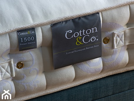 Aranżacje wnętrz - Sypialnia: Materac kieszeniowy Cotton&Co - Cotton&Co.. Przeglądaj, dodawaj i zapisuj najlepsze zdjęcia, pomysły i inspiracje designerskie. W bazie mamy już prawie milion fotografii!