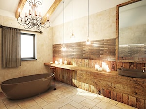 Łazienka, styl rustykalny - zdjęcie od Agata Biały Architekt