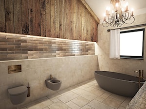 Łazienka, styl rustykalny - zdjęcie od Agata Biały Architekt