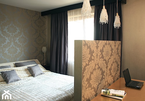 Sypialnia w stylu glamour - zdjęcie od Agata Biały Architekt