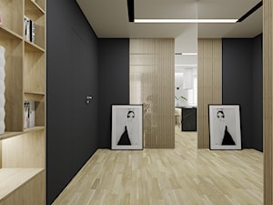 Projekt mieszkania_Gliwice - Hol / przedpokój, styl nowoczesny - zdjęcie od KP Pure Form