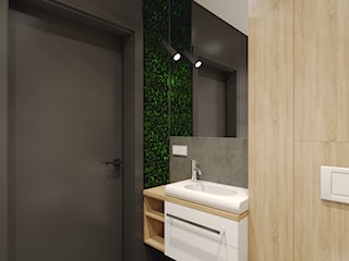 Projekt łazienki z mchem _ Chorzów