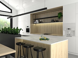 Projekt Modern Barn House - Kuchnia, styl nowoczesny - zdjęcie od KP Pure Form