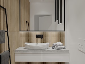 Małe charakterna WC w domu w stylu Soft Loft_Tarnowskie Góry - Łazienka, styl industrialny - zdjęcie od KP Pure Form