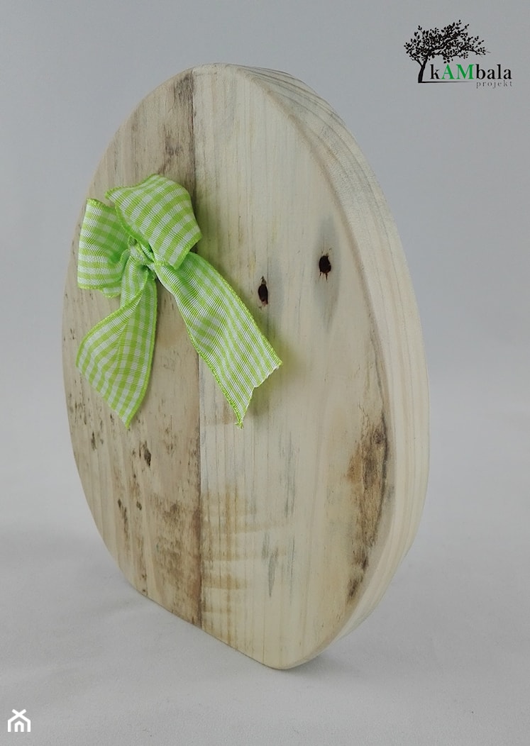 Jajko dekoracyjne z drewn - zdjęcie od Kambala Projekt - Homebook