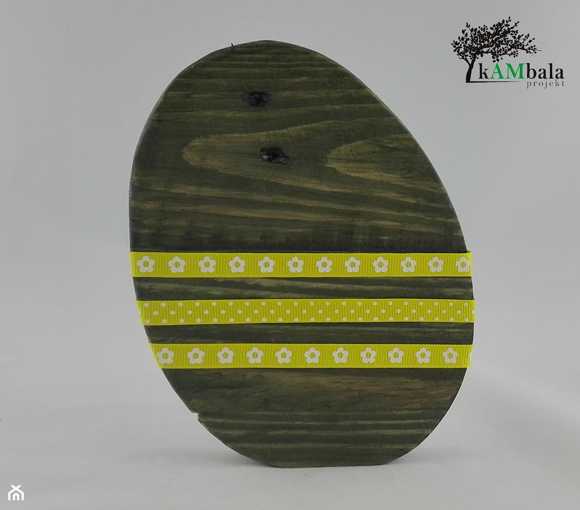 Jajko dekoracyjne z drewna - zdjęcie od Kambala Projekt - Homebook