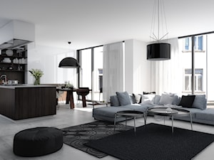 Mały apartament - Salon, styl nowoczesny - zdjęcie od Archiinside