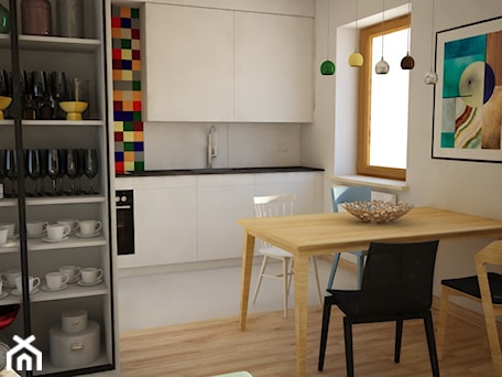 Aranżacje wnętrz - Kuchnia: Mieszkanie 60 m2 (fragmenty) - Kuchnia, styl minimalistyczny - in studio pracownia. Przeglądaj, dodawaj i zapisuj najlepsze zdjęcia, pomysły i inspiracje designerskie. W bazie mamy już prawie milion fotografii!