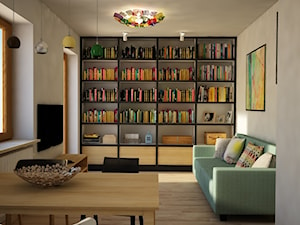 Mieszkanie 60 m2 (fragmenty) - Salon, styl nowoczesny - zdjęcie od in studio pracownia