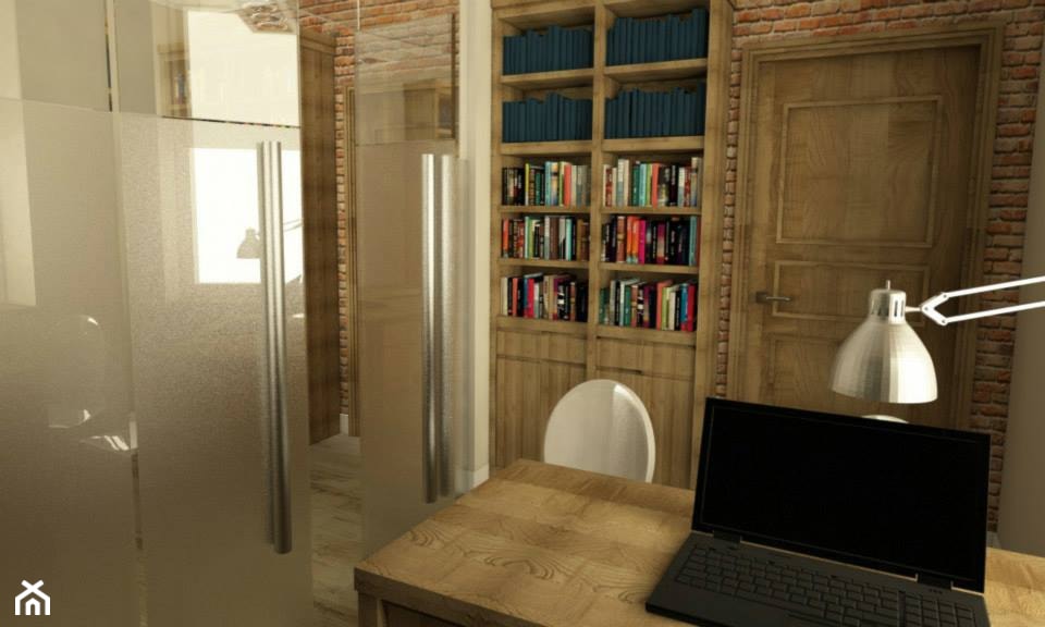 Lokal użytkowy- kancelaria. - Biuro, styl industrialny - zdjęcie od in studio pracownia - Homebook