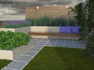 ogród na dachu - Ogród, styl nowoczesny - zdjęcie od LAND ARCH Design Hanna Olczyk