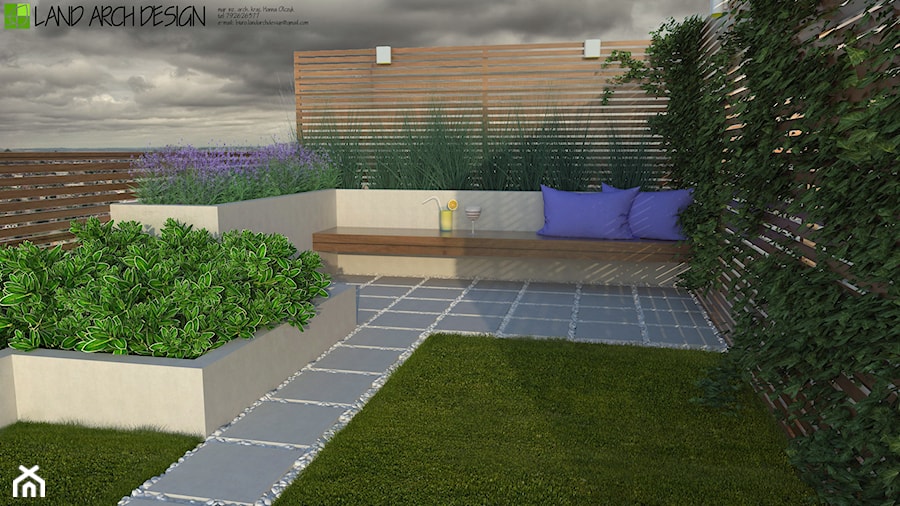 ogród na dachu - Ogród, styl nowoczesny - zdjęcie od LAND ARCH Design Hanna Olczyk