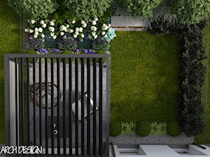 widok na ogródek z góry - zdjęcie od LAND ARCH Design Hanna Olczyk