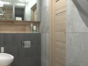 Sposób na małą łazienkę - Łazienka, styl skandynawski - zdjęcie od LUDWEE Pracownia Architektury Wnętrz Ewa Jasionowska