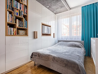 Metamorfoza salonu, sypialni i holu mieszkania w Olsztynie.
