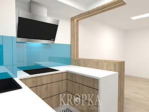 Aneks kuchenny 7,81m2 Oława - Kuchnia, styl nowoczesny - zdjęcie od KROPKA Design